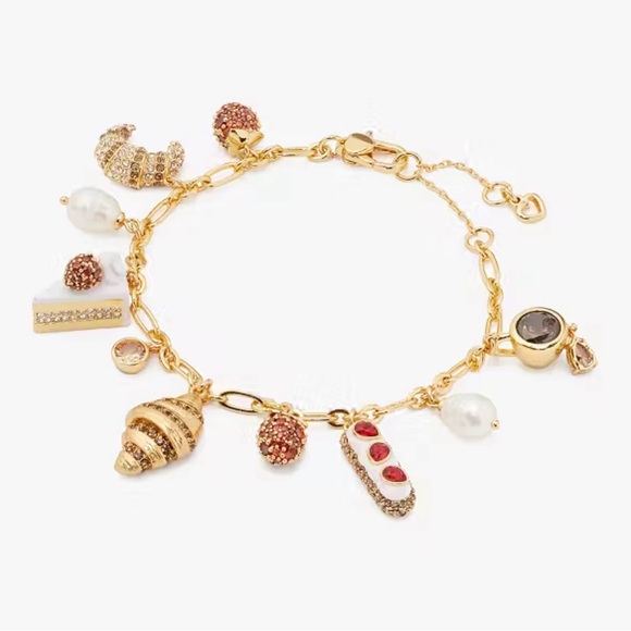 New! Kate Spade Patisserie Charm Bracelet - Picture 1 of 6